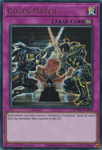 Gozen Match - MAMA-EN098 Ultra Rare 1st Edition
