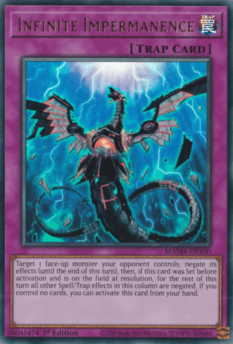 Infinite Impermanence - MAMA-EN100 Ultra Rare 1st Edition