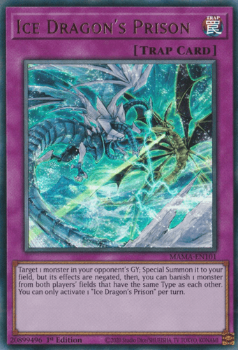Ice Dragon's Prison - MAMA-EN101 Ultra Rare 1st Edition