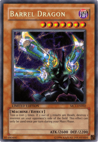 Barrel Dragon - MC1-EN002 Secret Rare Limited Edition