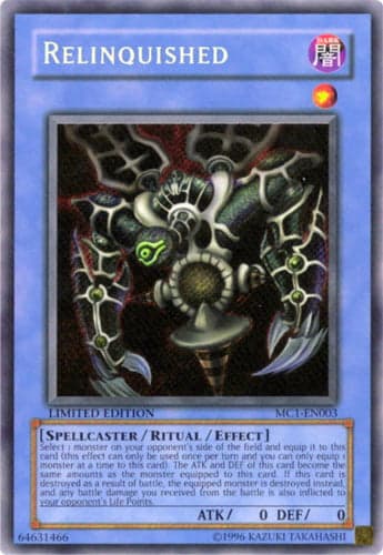 Relinquished - MC1-EN003 Secret Rare Limited Edition