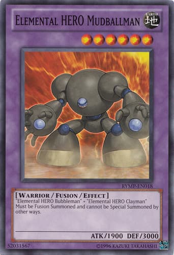 Elemental HERO Mudballman - MDP2-EN002 Rare Unlimited