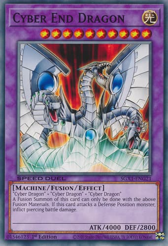 Cyber End Dragon - MF02-EN003 Parallel Rare Limited Edition