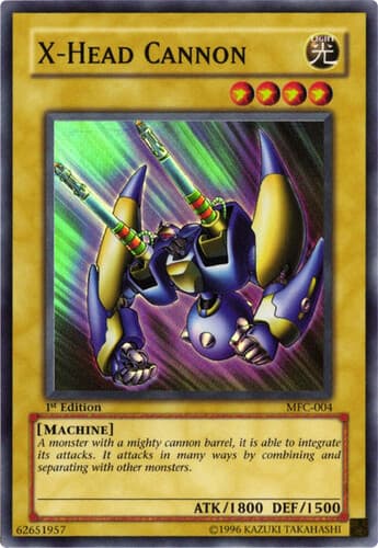X-Head Cannon - MFC-004 Super Rare 1st Edition