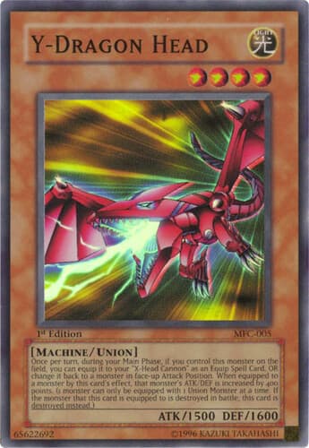 Y-Dragon Head - MFC-005 Super Rare 1st Edition