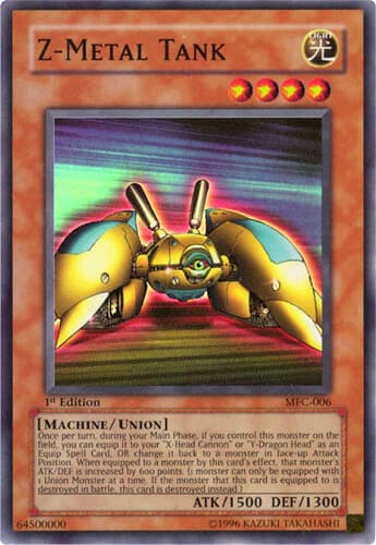 Z-Metal Tank - MFC-006 Super Rare 1st Edition