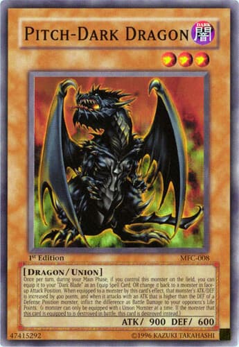 Pitch-Dark Dragon - MFC-008 Common 1st Edition