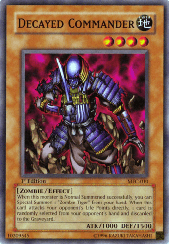 Decayed Commander - MFC-010 Common 1st Edition