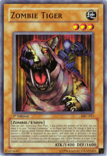 Zombie Tiger - MFC-011 Common 1st Edition
