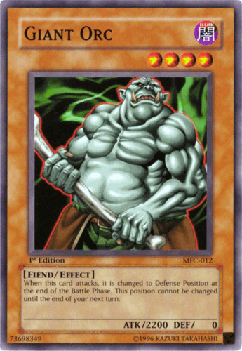 Giant Orc - MFC-012 Common 1st Edition