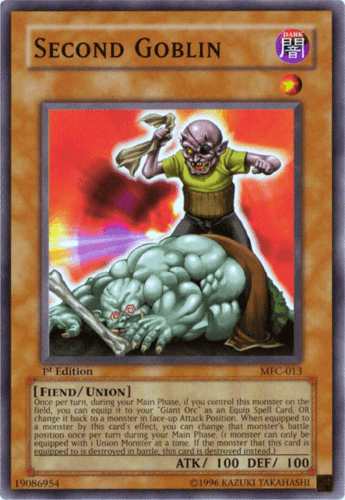 Second Goblin - MFC-013 Common 1st Edition