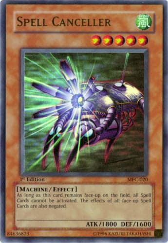 Spell Canceller - MFC-020 Ultra Rare 1st Edition