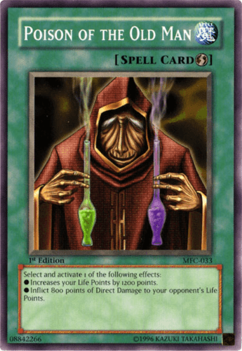 Poison of the Old Man - MFC-033 Common 1st Edition