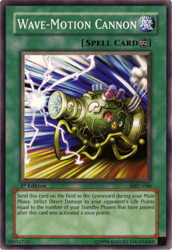 Wave-Motion Cannon - MFC-040 Common 1st Edition