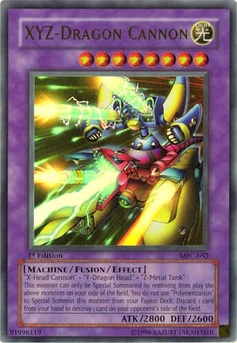 XYZ-Dragon Cannon - MFC-052 Ultra Rare Unlimited