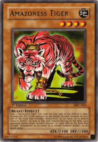 Amazoness Tiger - MFC-063 Rare 1st Edition