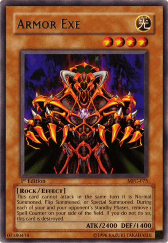 Armor Exe - MFC-075 Rare 1st Edition
