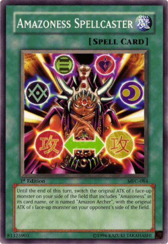 Amazoness Spellcaster - MFC-084 Common 1st Edition