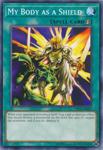 My Body as a Shield - MFC-092 Common 1st Edition