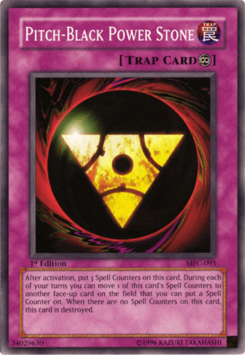 Pitch-Black Power Stone - MFC-095 Common 1st Edition