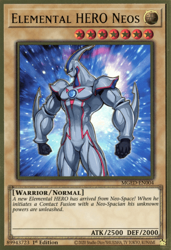 Elemental HERO Neos - MGED-EN004 Premium Gold Rare 1st Edition