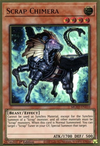 Scrap Chimera - MGED-EN010 Premium Gold Rare 1st Edition