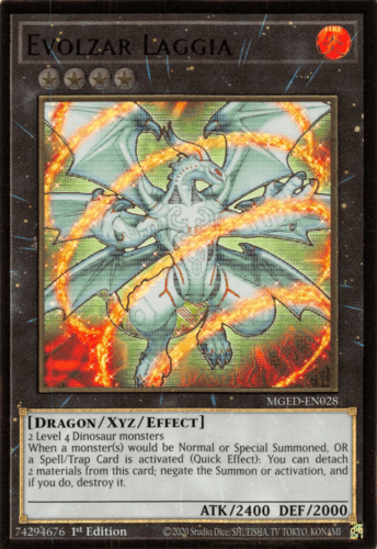Evolzar Laggia - MGED-EN028 Premium Gold Rare 1st Edition