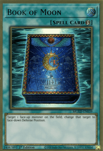 Book of Moon - MGED-EN039 Premium Gold Rare 1st Edition