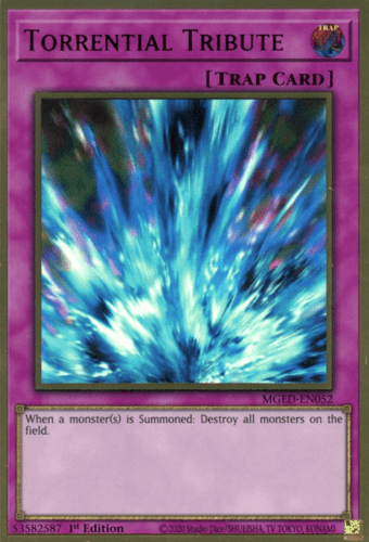 Torrential Tribute - MGED-EN052 Premium Gold Rare 1st Edition