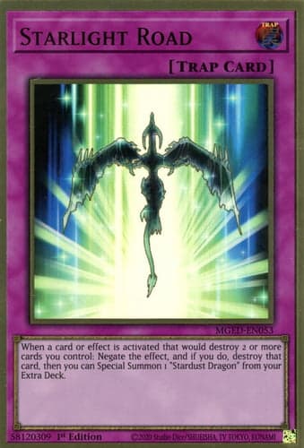 Starlight Road - MGED-EN053 Premium Gold Rare 1st Edition