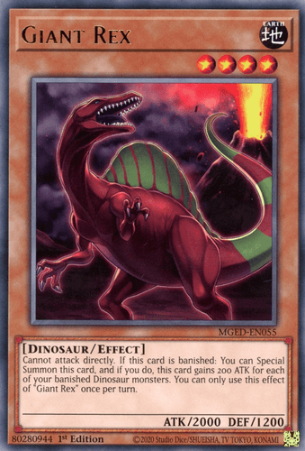 Giant Rex - MGED-EN055 Rare 1st Edition