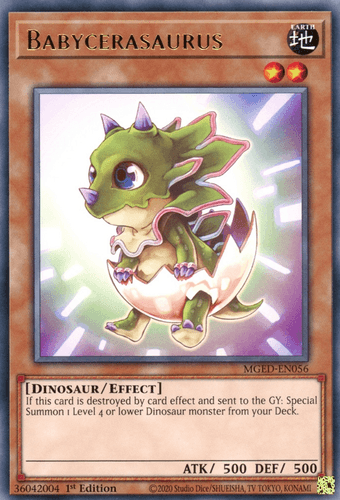 Babycerasaurus - MGED-EN056 Rare 1st Edition