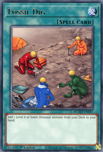 Fossil Dig - MGED-EN057 Rare 1st Edition