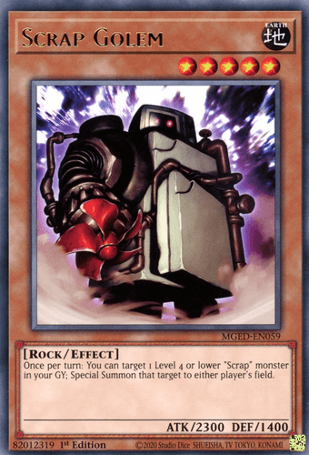 Scrap Golem - MGED-EN059 Rare 1st Edition