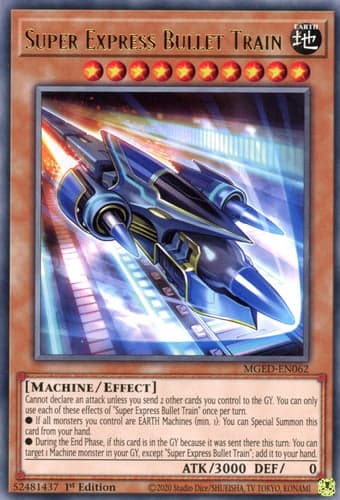Super Express Bullet Train - MGED-EN062 Rare 1st Edition
