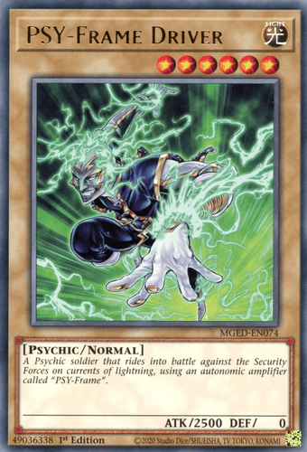 PSY-Frame Driver - MGED-EN074 Rare 1st Edition
