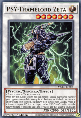 PSY-Framelord Zeta - MGED-EN075 Rare 1st Edition