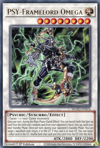 PSY-Framelord Omega - MGED-EN076 Rare 1st Edition
