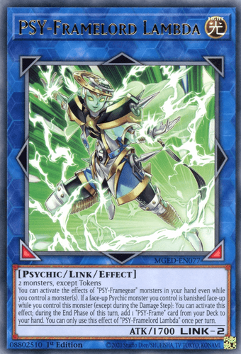 PSY-Framelord Lambda - MGED-EN077 Rare 1st Edition