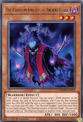 The Phantom Knights of Ancient Cloak - MGED-EN078 Rare 1st Edition