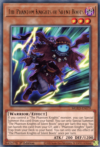 The Phantom Knights of Silent Boots - MGED-EN079 Rare 1st Edition