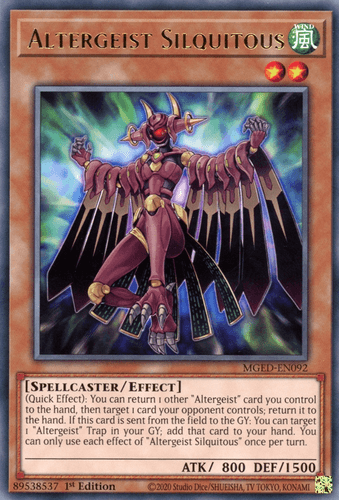 Altergeist Silquitous - MGED-EN092 Rare 1st Edition