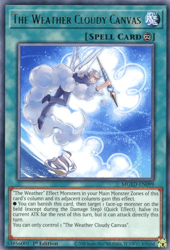 The Weather Cloudy Canvas - MGED-EN099 Rare 1st Edition