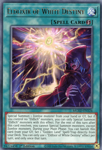 Eldlixir of White Destiny - MGED-EN124 Rare 1st Edition