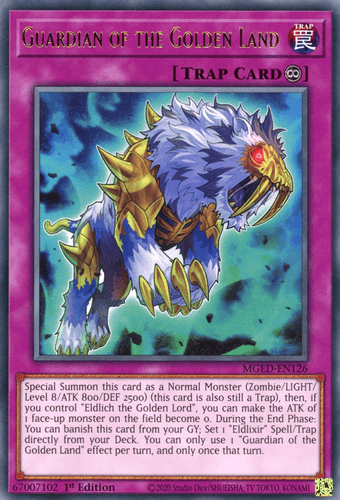 Guardian of the Golden Land - MGED-EN126 Rare 1st Edition