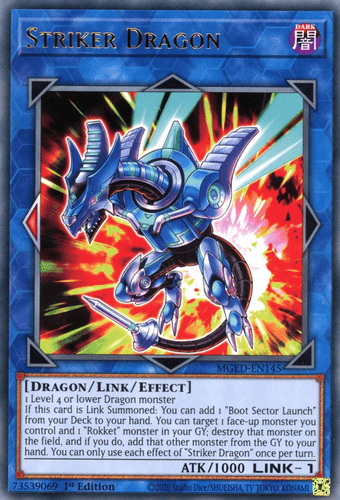 Striker Dragon - MGED-EN145 Rare 1st Edition
