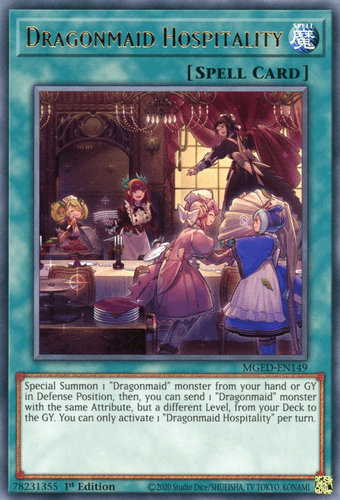 Dragonmaid Hospitality - MGED-EN149 Rare 1st Edition