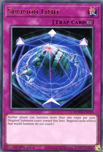 Summon Limit - MGED-EN150 Rare 1st Edition