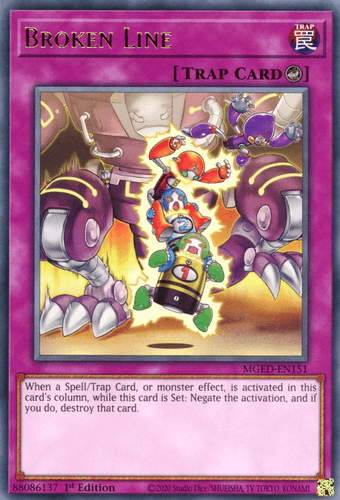Broken Line - MGED-EN151 Rare 1st Edition