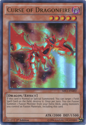 Curse of Dragonfire - MIL1-EN002 Ultra Rare 1st Edition
